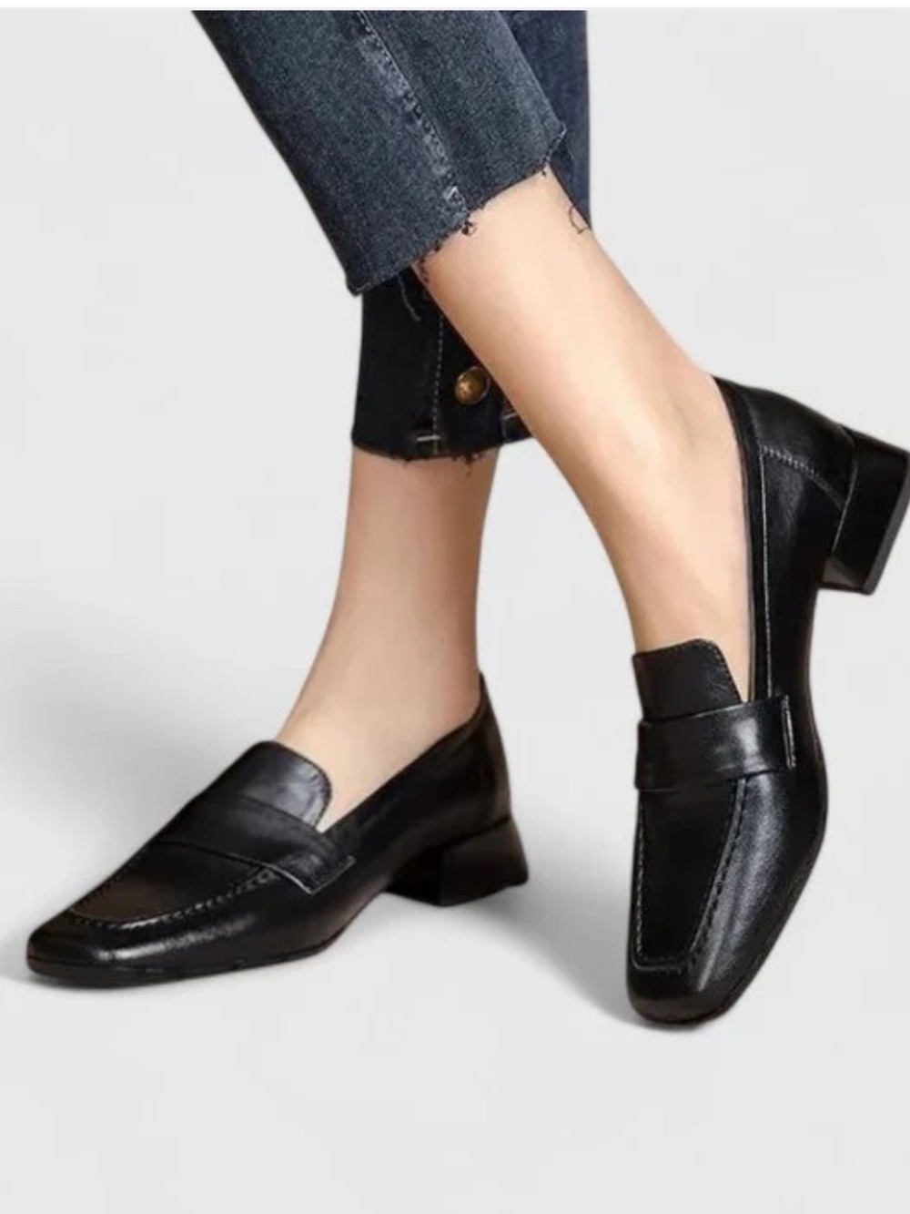 New in Box! Women’s Italian Rangoni Firenze Black Leather Loafers Size 10.5 AAAA